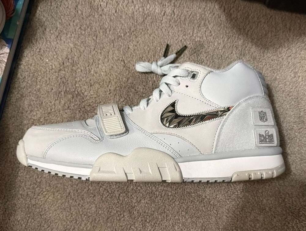 Nike Air Trainer 1 Super Bowl LVIII Pure Platinum FJ6195-002